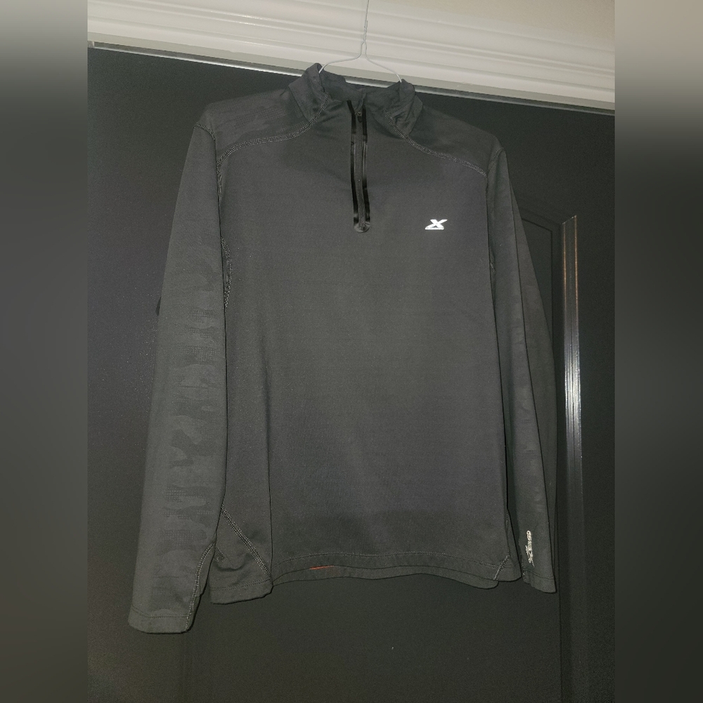 Grey pull over half zip